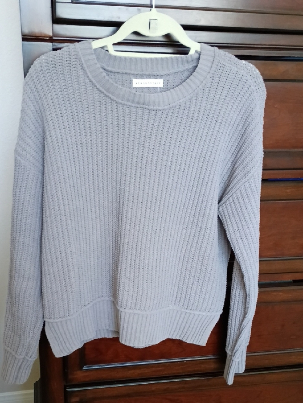 Aeropostale Ribbed Crewneck Sweater